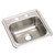 Elkay Dayton Stainless Steel 15" x 15" x 5-3/16", 3-Hole Single Bowl Drop-in Bar Sink with 2" Drain Opening (50 Pack) - DW50115153