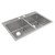 ELKAY  ECTSR33229TBG2 Crosstown 18 Gauge Stainless Steel 33" x 22" x 9", 2-Hole Equal Double Bowl Undermount or Drop-in Sink Kit