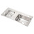 Elkay Lustertone Classic Stainless Steel 37-1/4" x 17" x 7-5/8", Double Bowl Drop-in Classroom Sink - DRKR3717L4