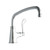 Elkay Single Hole with Single Control Faucet with 12" Arc Tube Spout 4" Wristblade Handle -Chrome - LK535AT12T4