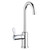 Elkay Single Hole 12-1/2" Vandal Resistant Deck Mount Faucet with Gooseneck Spout Lever Handle on Left Side -Chrome - LKDVR208513LC