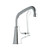 Elkay Single Hole with Single Control Faucet with 8" Arc Tube Spout 6" Wristblade Handle -Chrome - LK535AT08T6