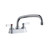 ELKAY  LK406AT10L2 4" Centerset with Exposed Deck Faucet with 10" Arc Tube Spout 2" Lever Handles