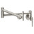 Elkay Avado Wall Mount Single Hole Pot Filler Kitchen Faucet with Lever Handles -Lustrous Steel - LKAV4091LS