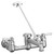 Elkay Commercial Service/Utility Wall Mount Faucet with Bucket Hook Rough -Chrome - LKB940C
