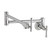Elkay Explore Wall Mount Single Hole Pot Filler Kitchen Faucet with Lever Handles -Chrome - LKEC2091CR