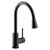 ELKAY LKAV3031BK Avado Single Hole Kitchen Faucet with Pull-down Spray and Forward Only Lever Handle - Black Stainless