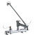 Elkay 8" Centerset Wall Mount Faucet 7" Bucket Hook Spt 4" Wristblade Handles 1/2 Offset Inlets+Stop Rough -Chrome - LK940BR07T4S
