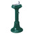 ELKAY  76048812161 Halsey Taylor Outdoor Cast Iron Drinking Fountain Non-Filtered Non-Refrigerated Freeze Resistant Forest Green