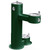 ELKAY  LK4420DBEVG Outdoor Drinking Fountain Bi-Level Pedestal with Pet Station, Non-Filtered Non-Refrigerated - Evergreen