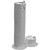 Elkay Outdoor Drinking Fountain Pedestal with Pet Station, Non-Filtered Non-Refrigerated, Freeze Resistant, Gray - LK4400DBFRKGRY