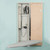 Iron-A-Way Ironing Center - 42 Inch Built In Swiveling Ironing Board With Electric System, Light and Toggle Switch - Right Hinged Flat White Door - AE42FWU