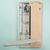 Iron-A-Way Electric Ironing Center - Built In Swiveling 46" Ironing Board with Light and Toggle Switch - No Door - AE46NDU