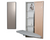 Iron-A-Way Ironing Center - 46" Built In Swiveling Ironing Board and Cabinet - Right Hinged Mirror Door