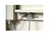 Iron-A-Way Ironing Center - 42" Built In Ironing Board With Electric System, Light, and Timer - Right Hinged Flat White Door - E42FWU