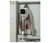 Iron-A-Way Ironing Center - 46" Built-In Ironing Board With Electric System, Light, and Timer - Right Hinged Raised White Door