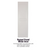 Iron-A-Way Ironing Center - 42 Inch Built-In Swiveling Ironing Board With Electric System, Light and Toggle Switch - Left Hinged Raised White Door - AE42RWU-L