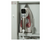 Iron-A-Way Ironing Center - 42" Built-In Ironing Board With Electric System, Light and Timer - Left Hinged Flat White Door