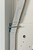 Iron-A-Way Ironing Center - 42" Built-In Ironing Board With Electric System, Light and Toggle Switch - Left Hinged Raised White Door - E42RWU-L