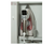 Iron-A-Way Ironing Center - 46" Built-In Ironing Board With Electric System, Light, and Timer - Left Hinged Flat White Door