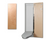 Iron-A-Way Ironing Center - 42" Built In Ironing Board - Left Hinged Flat Maple Veneer Wood Door - IAW42WDU-L