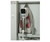 Iron-A-Way Ironing Center, 42" Built In Ironing Board With Storage - Right Hinged Mirror Door - Non Electric