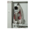 Iron-A-Way Ironing Center - 42" Built In Ironing Board With Storage - Left Hinged Flat Maple Veneer Wood Door - Non Electric - NE42WDU-L