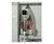 IRON-A-WAY Built In Wall Ironing Center NE46FWU-L NE-46 with Flat White Door - Left Hand Hinge