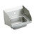 Elkay Stainless Steel 16-3/4" x 15-1/2" x 13", Single Bowl Wall Hung Handwash Sink - CHS1716LRS1