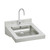 Elkay Sturdibilt Stainless Steel 19" x 23" x 4", Wall Hung Single Bowl Lavatory Sink Kit - WCLWO1923OSDSACTMC