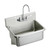 ELKAY  EWS2520W6C Stainless Steel 25" x 19.5" x 10-1/2", Wall Hung Single Bowl Hand Wash Sink Kit