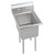 Elkay Dependabilt Stainless Steel 21" x 25-13/16" x 43-3/4" 18 Gauge One Compartment Sink with Stainless Steel Legs - E1C16X20-0X