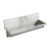 Elkay Stainless Steel 60" x 20" x 8", Wall Hung Multiple Station Hand Wash Sink - EWMA60203