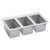 ELKAY DI-3C-101410X Stainless Steel 37" x 19" x 10" 18 Gauge Three Drop-In Compartment Sink