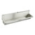 Elkay Stainless Steel 60" x 14" x 8", Wall Hung Multiple Station Urinal Kit - EU6014C