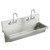 ELKAY  EWMA4820C Stainless Steel 48" x 20" x 8", Wall Hung Multiple Station Hand Wash Sink Kit
