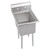 ELKAY  1C18X18-0X Dependabilt Stainless Steel 23" x 23-13/16" x 44-3/4" 16 Gauge One Compartment Sink with Stainless Steel Legs
