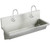 ELKAY  EWMA4820SACC Stainless Steel 48" x 20" x 8", Wall Hung Multiple Station Hand Wash Sink Kit