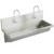 ELKAY  EWMA4820SACTMC Stainless Steel 48" x 20" x 8", Wall Hung Multiple Station Hand Wash Sink Kit