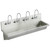 ELKAY  EWMA9620C Stainless Steel 96" x 20" x 8", Wall Hung Multiple Station Hand Wash Sink Kit