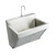 Elkay Stainless Steel 30" x 23" x 26", Wall Hung Single Bowl Surgeon Scrub Sink Kit - EWSF13026SACC