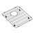 ELKAY CTXBG1215 Crosstown Stainless Steel 12-1/2" x 14-1/2" x 1-1/4" Bottom Grid