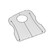Elkay Stainless Steel 13-1/2" x 17-5/16" x 1-1/8" Bottom Grid - LKWOBG1520LSS