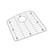Elkay Dayton Stainless Steel 16-3/4" x 17-1/4" x 1" Bottom Grid - GOBG1819SS