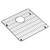 Elkay Crosstown Stainless Steel 15-1/2" x 15-1/2" x 1-1/4" Bottom Grid - CTXBG1515
