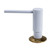 HamatUSA  170-2600 MGW Soap Dispenser with Pump and Bottle in Matte Gold and Matte White