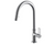 HamatUSA  FIPD-2000 GR Dual Function Hidden Pull Down Kitchen Faucet in Graphite