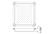 HamatUSA BL Drying Tray 7 1/2" x 16 3/16" x 5" D - DRY-1617 BL