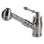 HamatUSA  SHPO-2000 BN Dual Function Pull Out Kitchen Faucet in Brushed Nickel