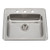 HamatUSA ADA Topmount Stainless Steel 4-hole Sink - 22 x 19 1/2 inches - TADA-2220ST-6.5-4-1